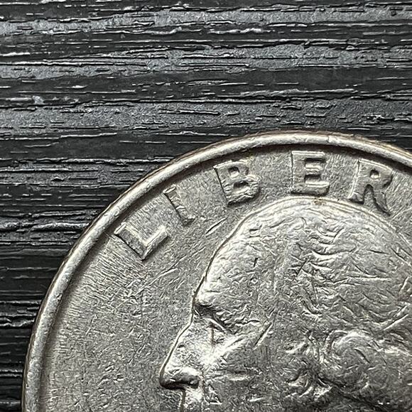 1992-P Washington Quarter 25 C Rare Wounded Eagle Strike on Reverse w/ Video - Picture 4 of 16